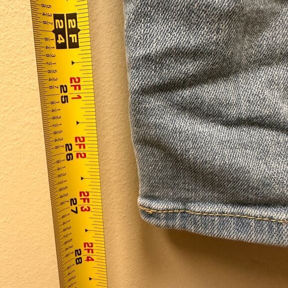 Hollister Size 28 x 30 Blue Light Wash Advanced Stretch Super Skinny Jeans - Picture 9 of 14